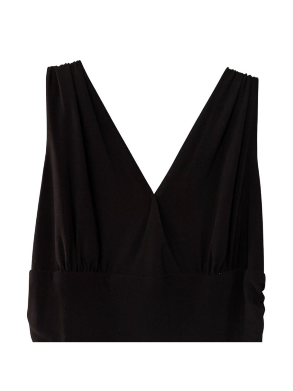 Polka Dot Dress Women's 12 Black & White Sleeveless Jessica Howard Evenings - Picture 8 of 16